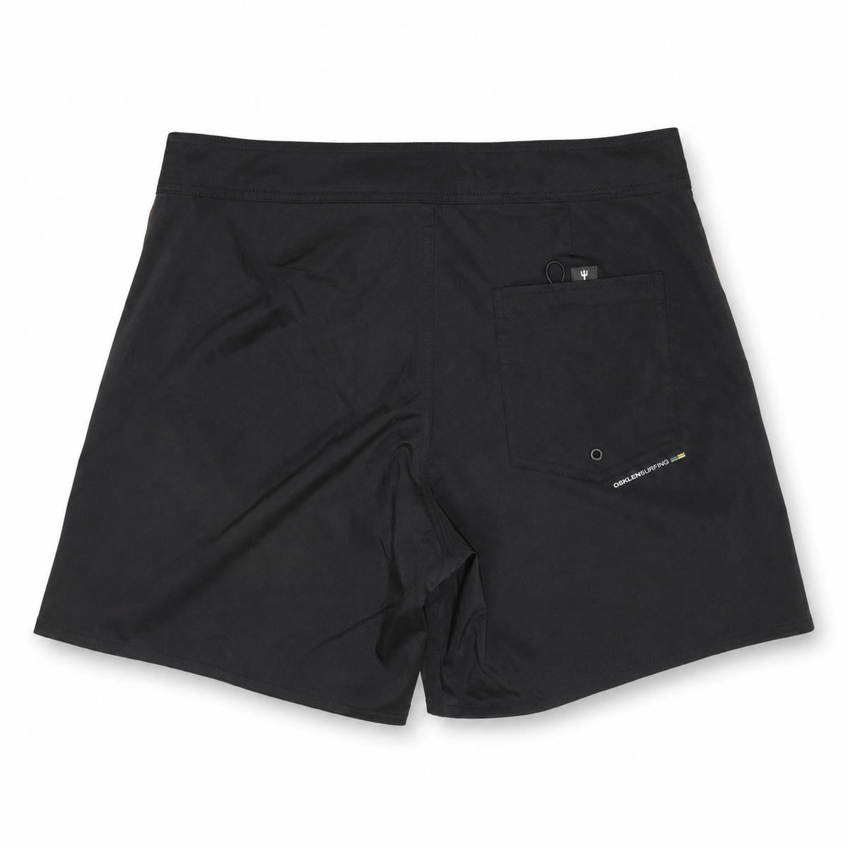 Bermuda Surf Osklen Aquaone Flex Side Tape Preto/Marrom