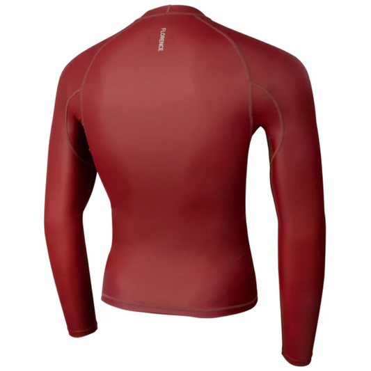 Florence Marine Windshield UV Surf T-Shirt - Marsala - Rashguard - Lycra