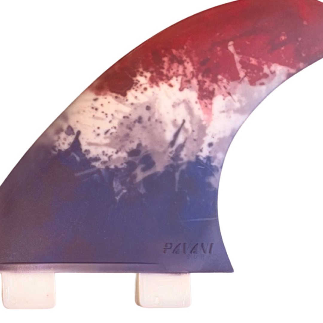 Quilha Pavani Encaixe FCS I - Vermelho / Azul