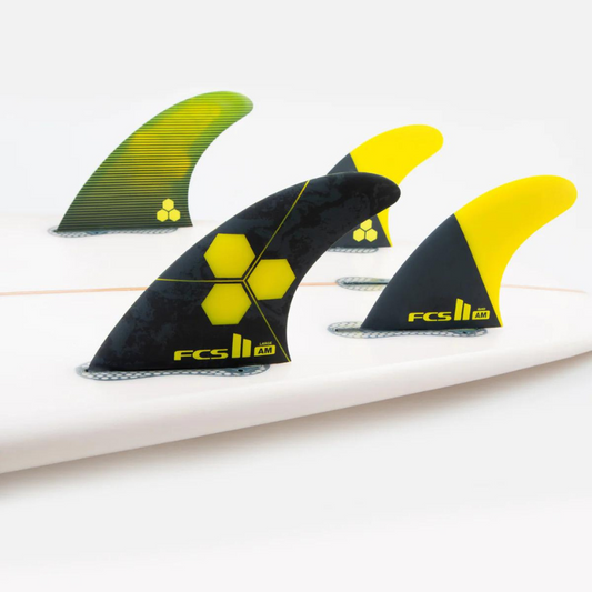 Quilha FCS II Al Merrick Tri Quad PC - Yellow (Large)