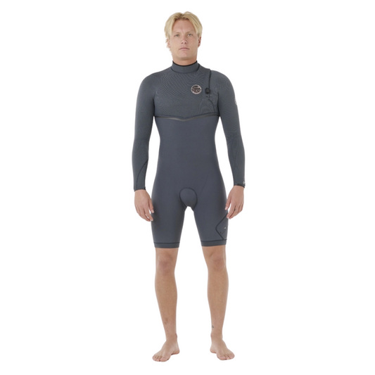 Rip Curl Short John E-Bomb 2/2 mm Manga Longa Iron - Sem Zipper