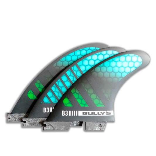 Quilha Bullys B3 Triquilhas Encaixe FCS II Performance Core Importada - Small
