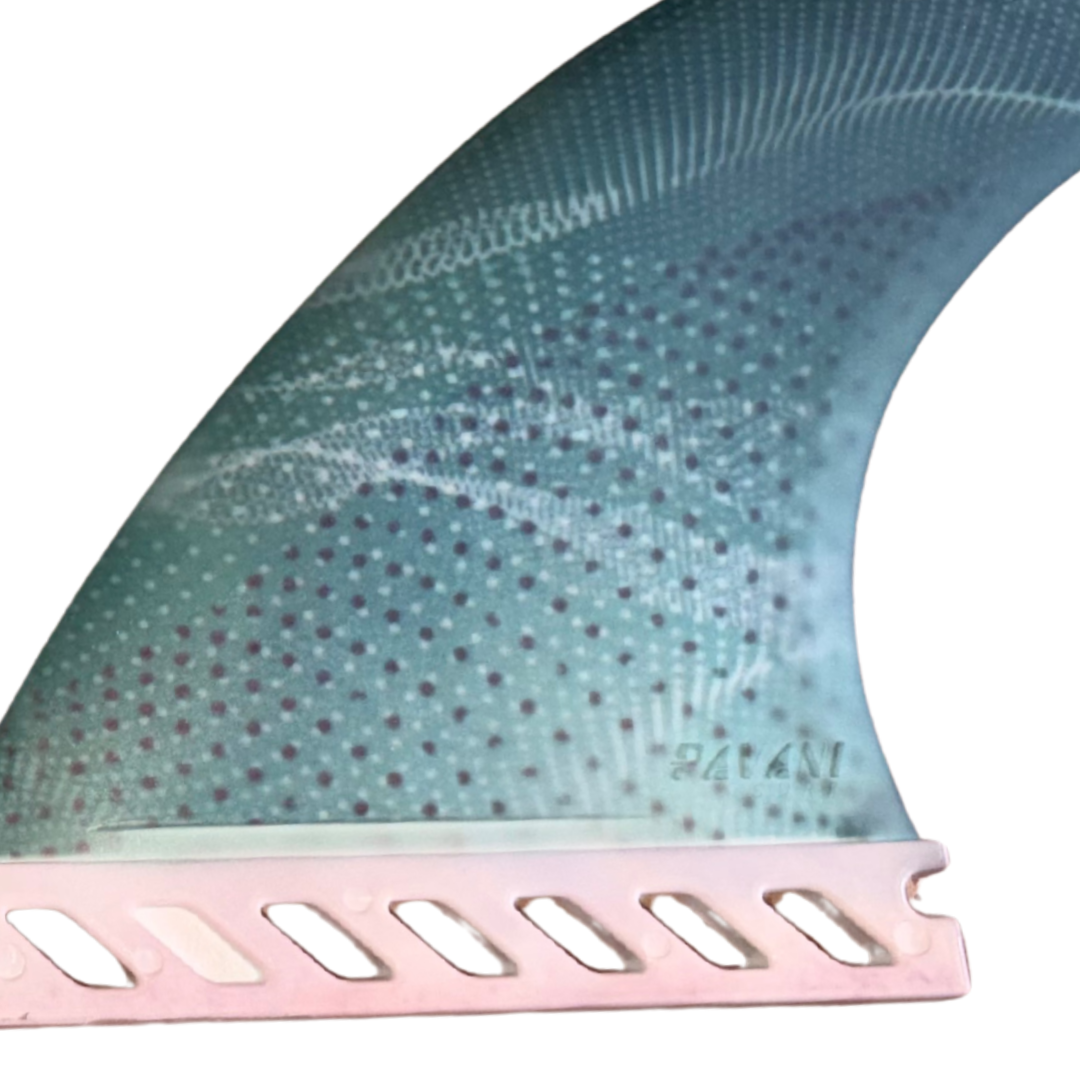 Quilha Pavani Triquilha Encaixe Future Fins - Verde Tons
