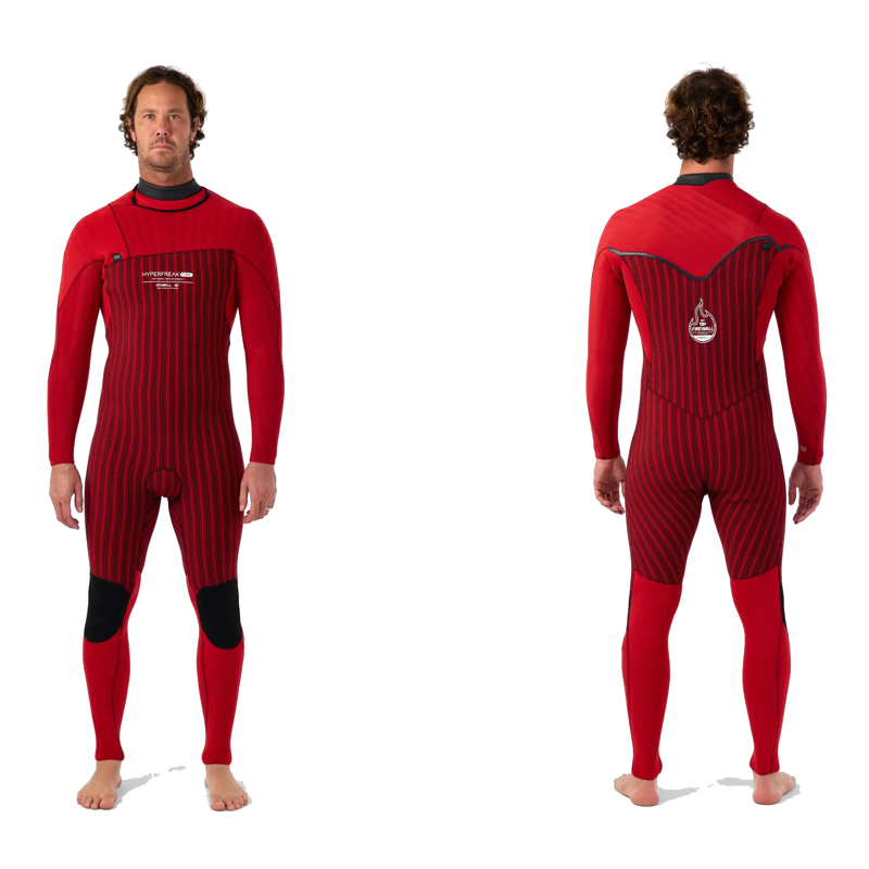 Long John O'Neill Hyperfreak Fire 3/2+ Chest Zip Full Wetsuit