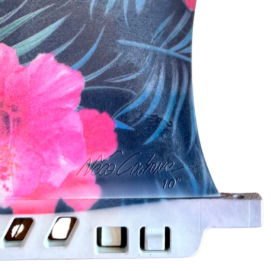 Quilha Pavani Longboard Sup 10 - Flores Rosas