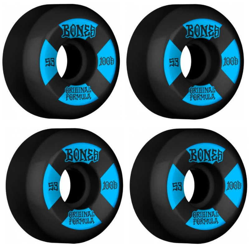 Roda Bones - 100s Formula - 53mm 100A V5 Sidecut