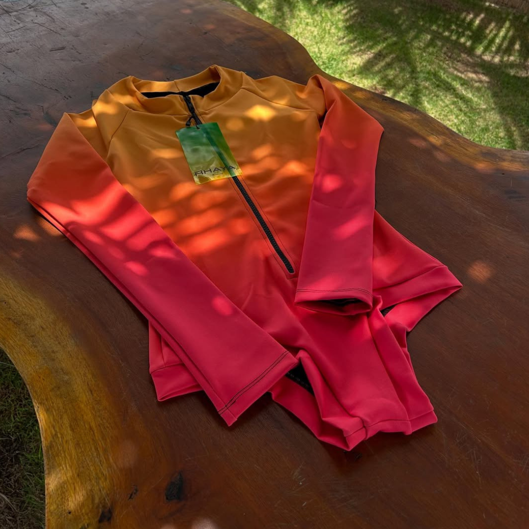 Body Maiô Para Surf Lycra Rhaya Manga Longa - Sun