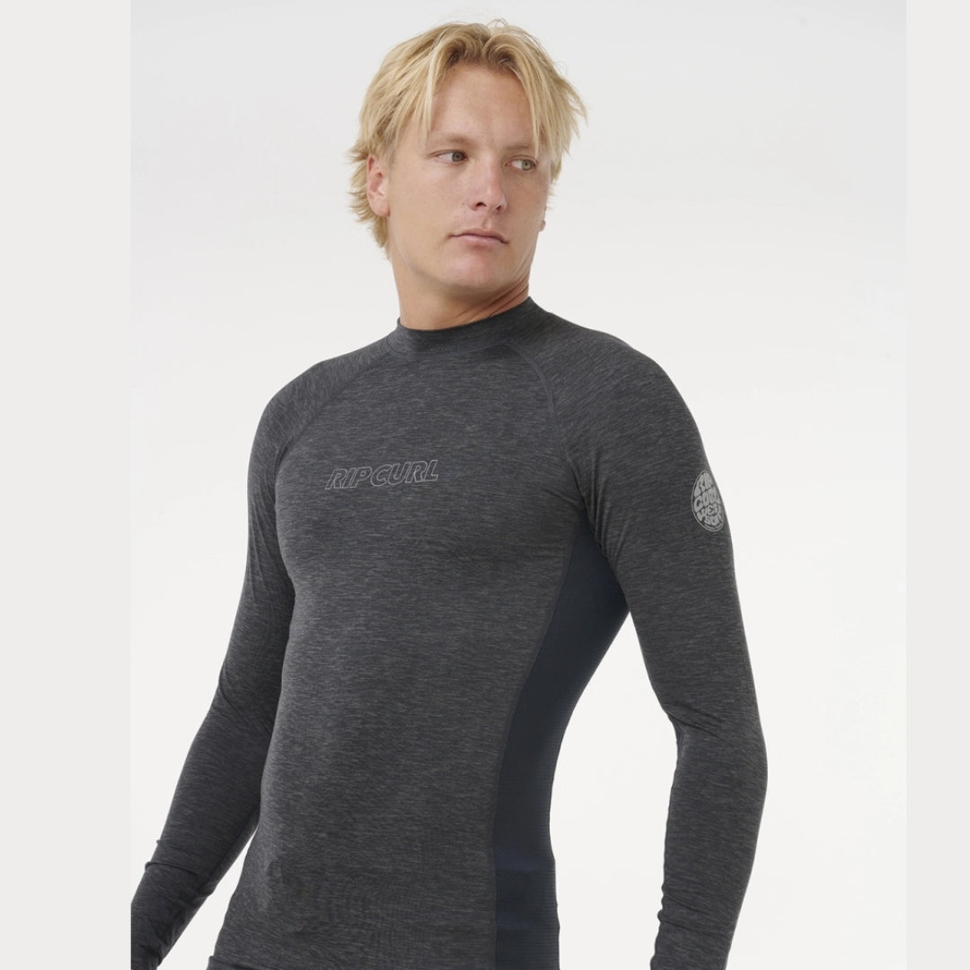 Ripcurl Lycra Manga Comprida Proteção UV - Dawn Patrol - Black Marble