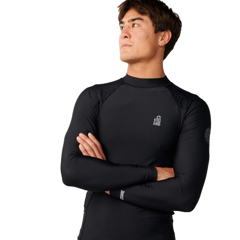 Rip Curl Camiseta UV S-Series UPF Performance Manga Longa Black