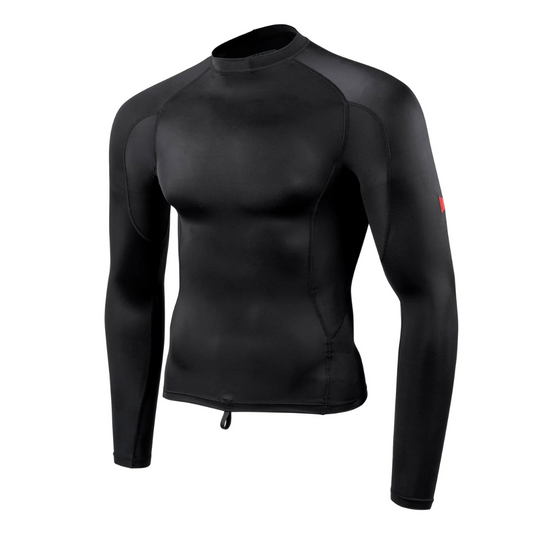 Florence Marine Lycra Rashguard Camiseta UV Surf - Preta