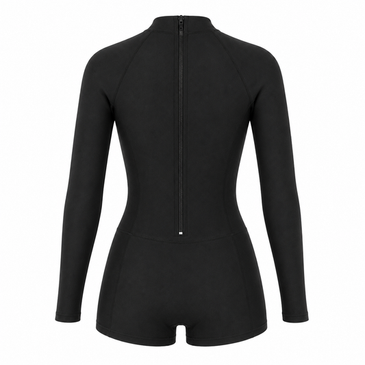 Lycra Macaquinho BodyMaio Maresia Oppose Preto