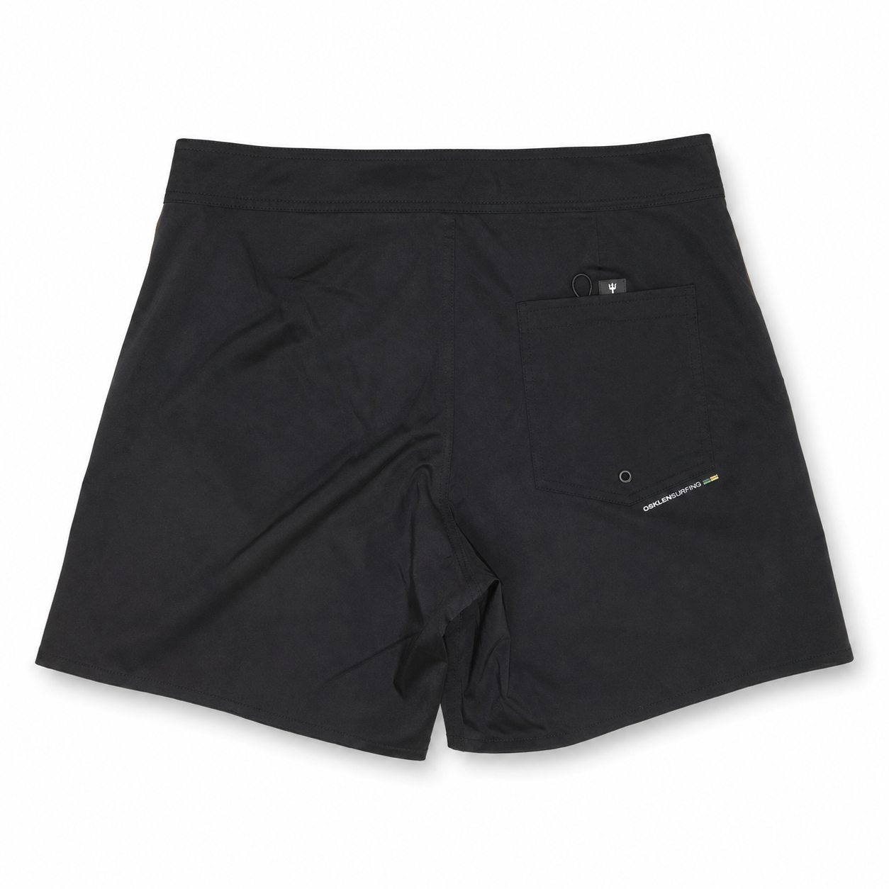 Bermuda Surf Osklen Aquaone Flex Side Tape Preto/Marrom