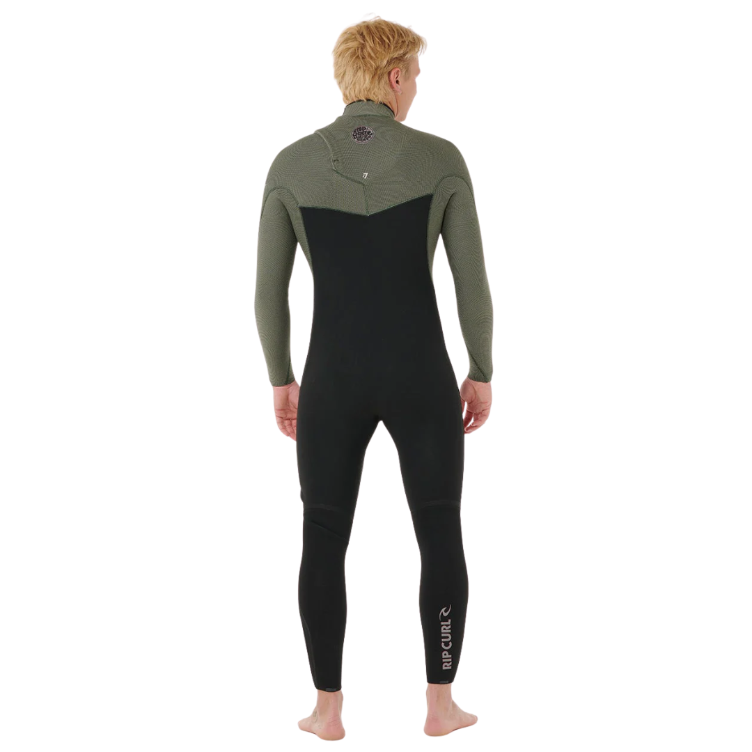 Rip Curl Long John 3/2 mm Flashbomb Deep Cactus - Chest Zip