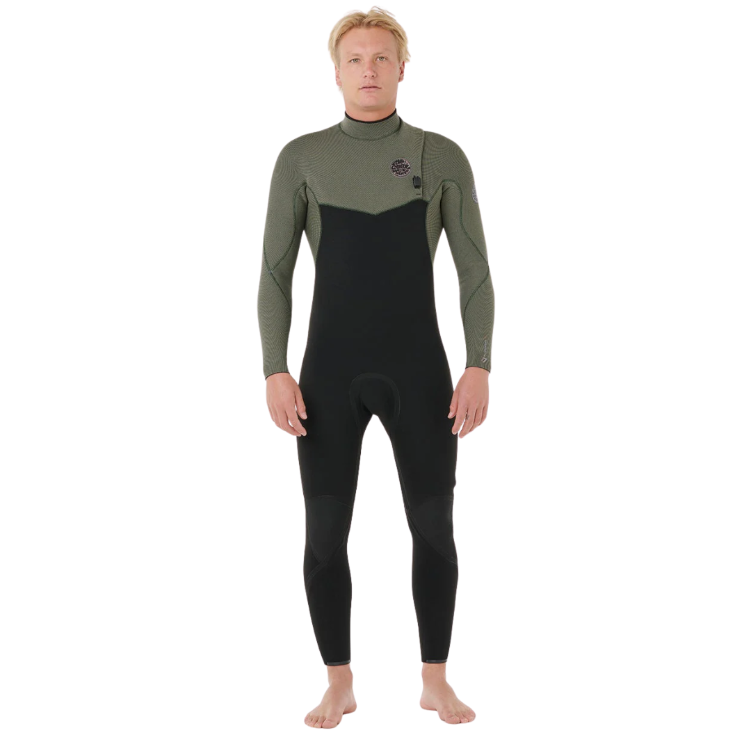 Rip Curl Long John 3/2 mm Flashbomb Deep Cactus - Chest Zip