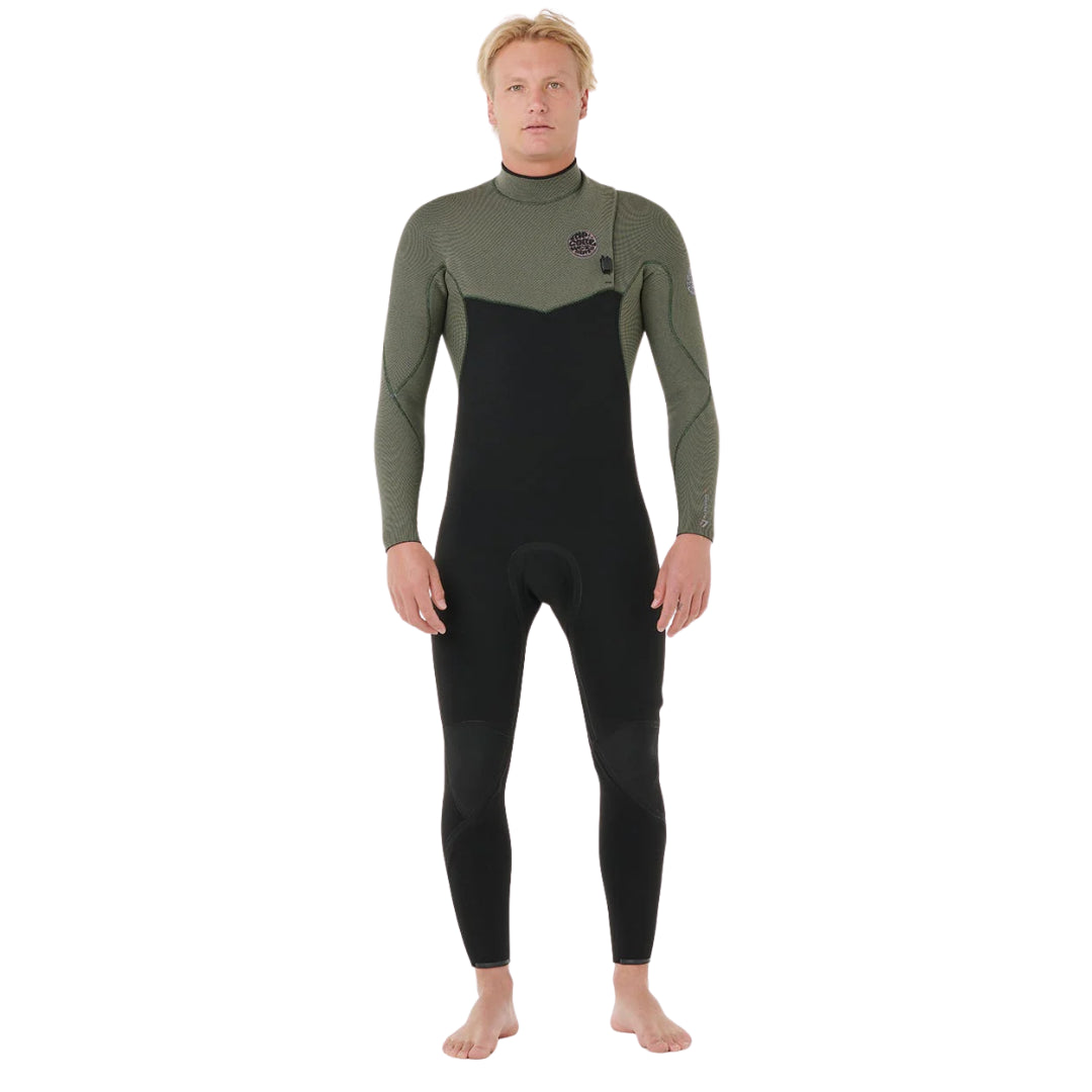 Rip Curl Long John 3/2 mm Flashbomb Deep Cactus - Chest Zip
