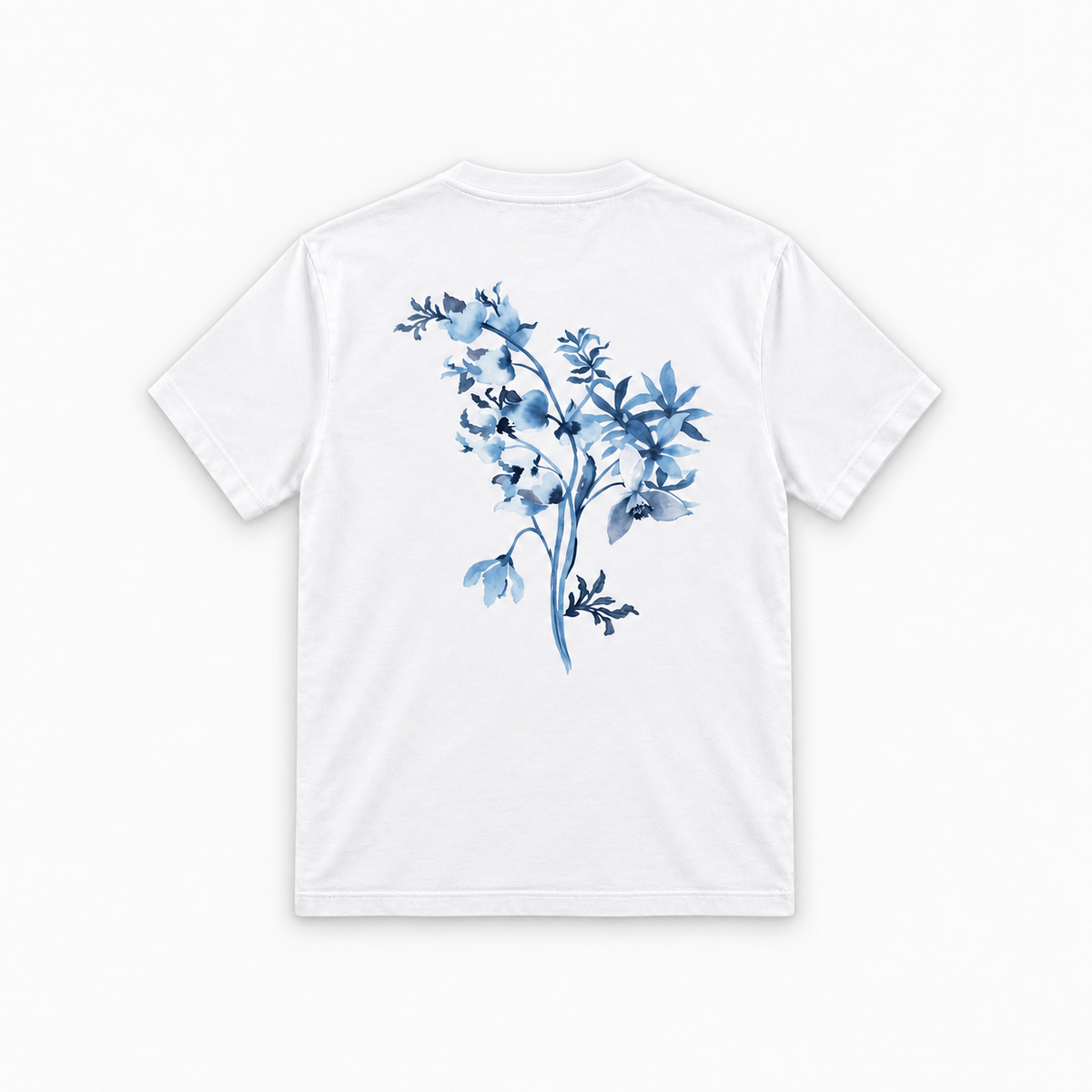 Camiseta Osklen Vintage Floral Aquarela Branco
