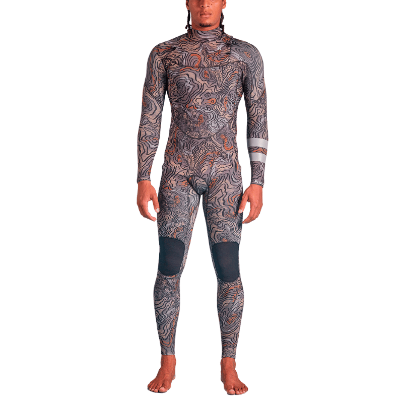 Hurley Long John 3/2 mm Chest Zip - Long John Manga Longa