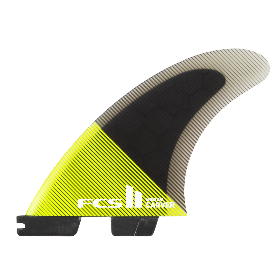 Quilha FCS II Carver PC Triquilhas FCS - Verde Classico