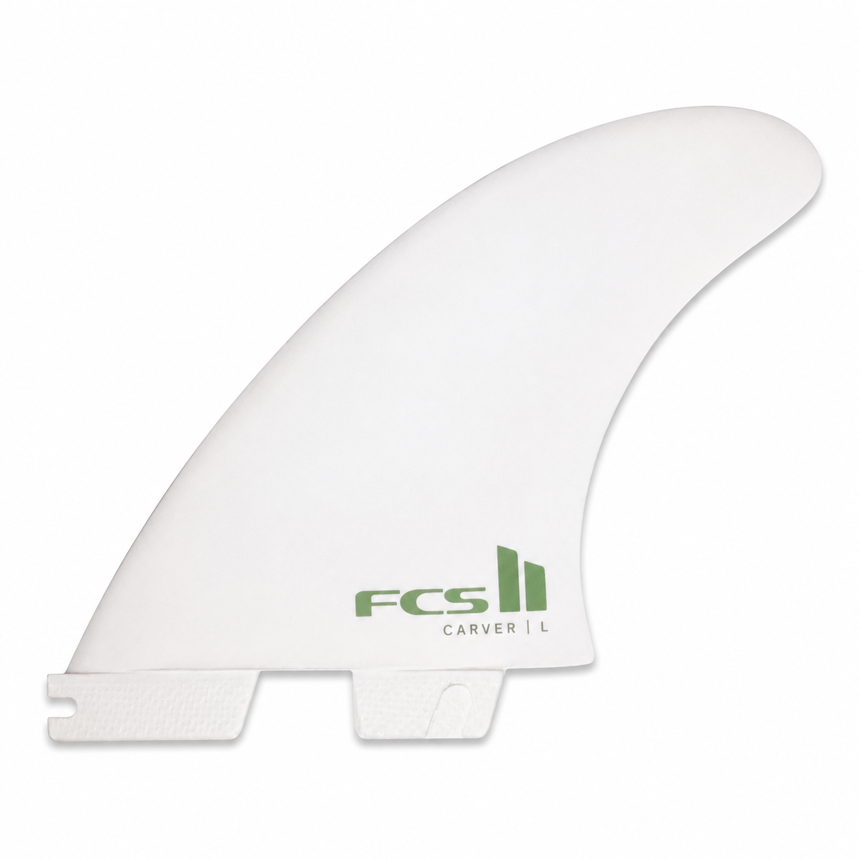 Quilha FCS II Carver PC Triquilha Large - Branco