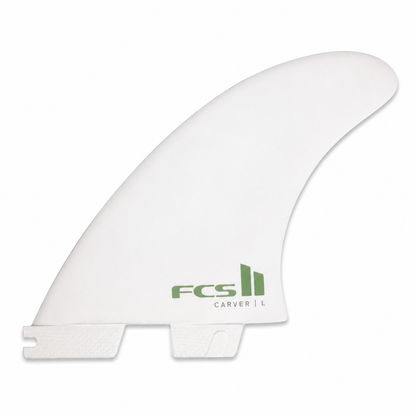 Quilha FCS II Carver PC Triquilha Large - Branco