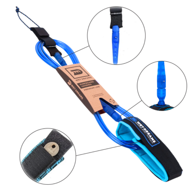 Leash 9 Wet Dreams Long Comp Joelho Premium Line Transparente