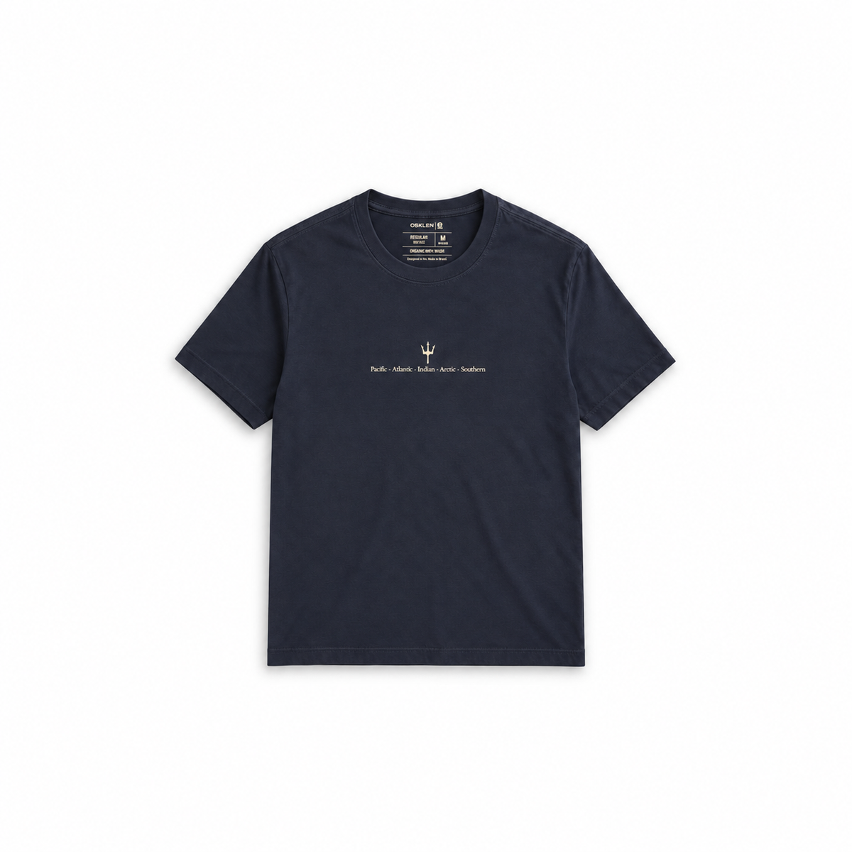 Camiseta Osklen Vintage 5 Oceans Marinho