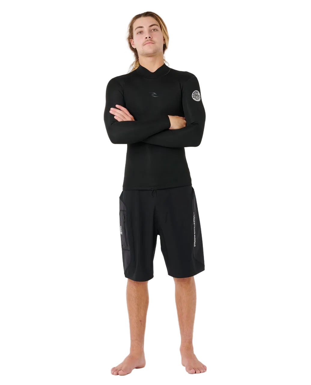Jaqueta Neoprene Rip Curl Dawn Patrol LS 1.5mm Black