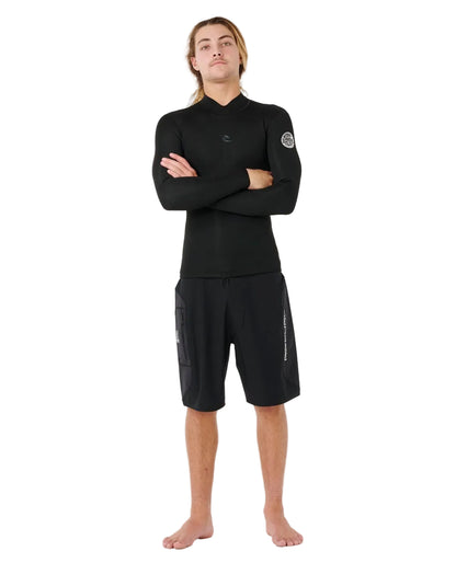 Jaqueta Neoprene Rip Curl Dawn Patrol LS 1.5mm Black