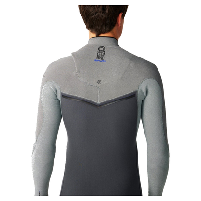 Rip Curl Short John E-Bomb E7 2/2mm Manga Longa Zip Free Charcoal Grey