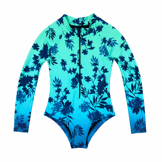 Lycra Body Maio Manga Longa Rhaya - Verde