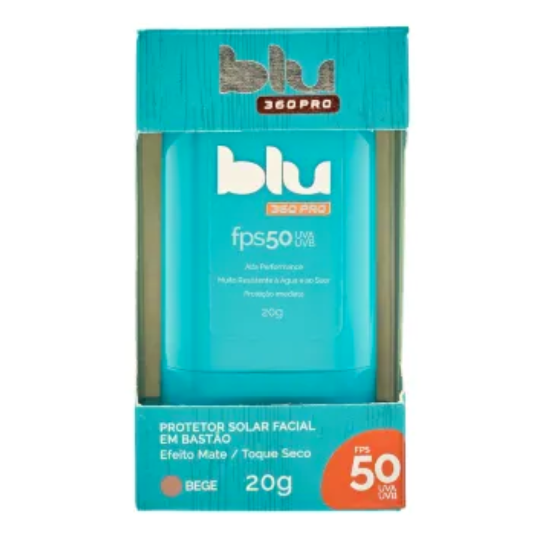 Protetor Solar Bastão Blu Com Cor Bege FPS 50