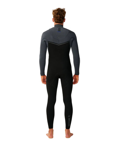 Long John Rip Curl E-Bomb 3/2mm Chest Zip Charcoal Grey