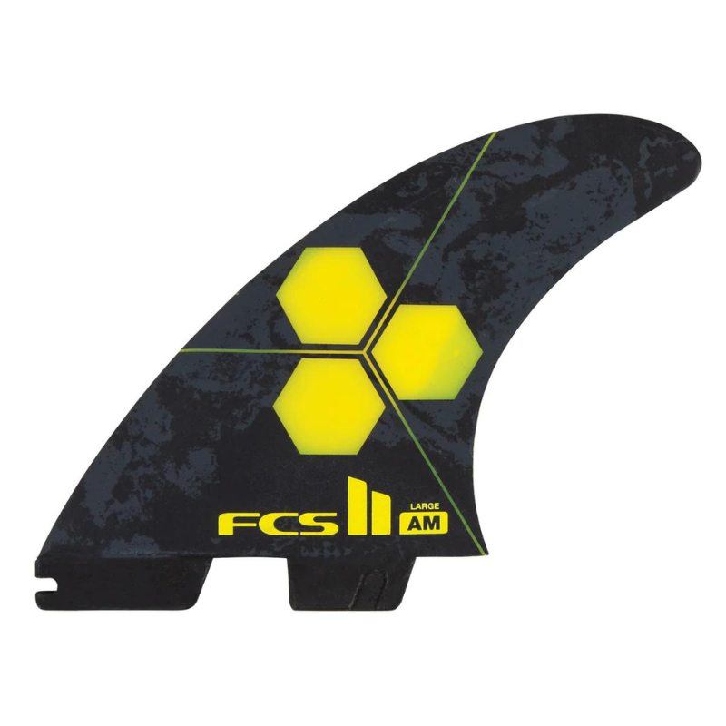 Quilha FCS II Al Merrick Tri Quad PC - Yellow (Large)