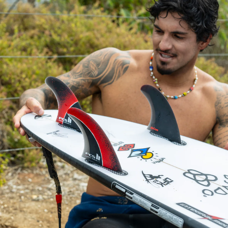 Quilha FCS II Gabriel Medina PC + Aircore Triquilhas FCS - Large