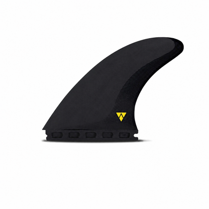 Quilha Future Fins AM2 Thuster - Alpha Carbon/Amarelo
