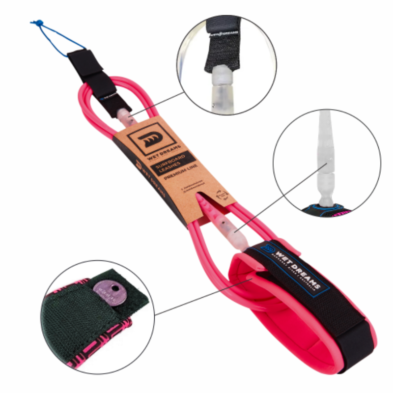 Leash 9 Wet Dreams Long Comp Joelho Premium Line Transparente