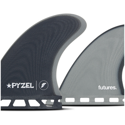 Quilha Futures Pyzel Padillac FG Quad CS Azul/Cinza