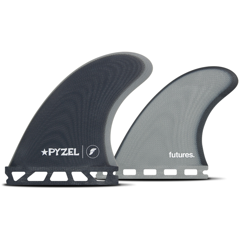 Quilha Futures Pyzel Padillac FG Quad CS Azul/Cinza