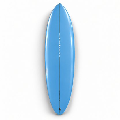 Prancha Channel Islands CI Mid PU FCS II 1+2 - Laminação Pigmentada Azul Limited