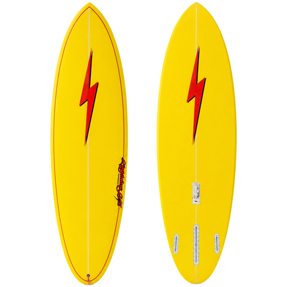 Prancha Lightning Bolt Mid Length Single To Twin EPS - Amarela