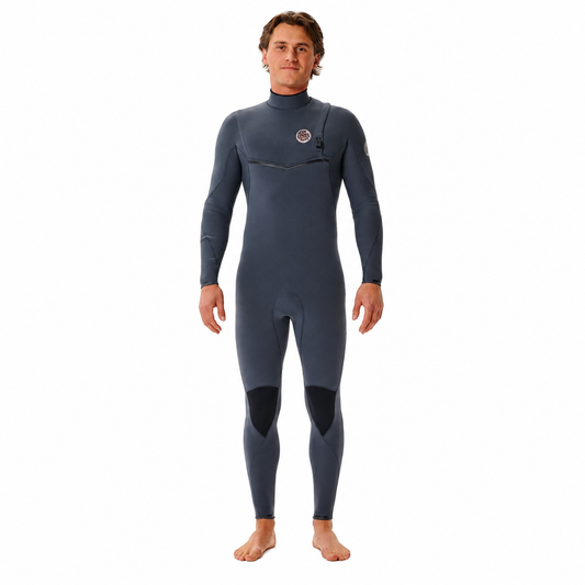 Rip Curl Long Jonh E-Bomb E7 3/2mm Zip Free - Iron