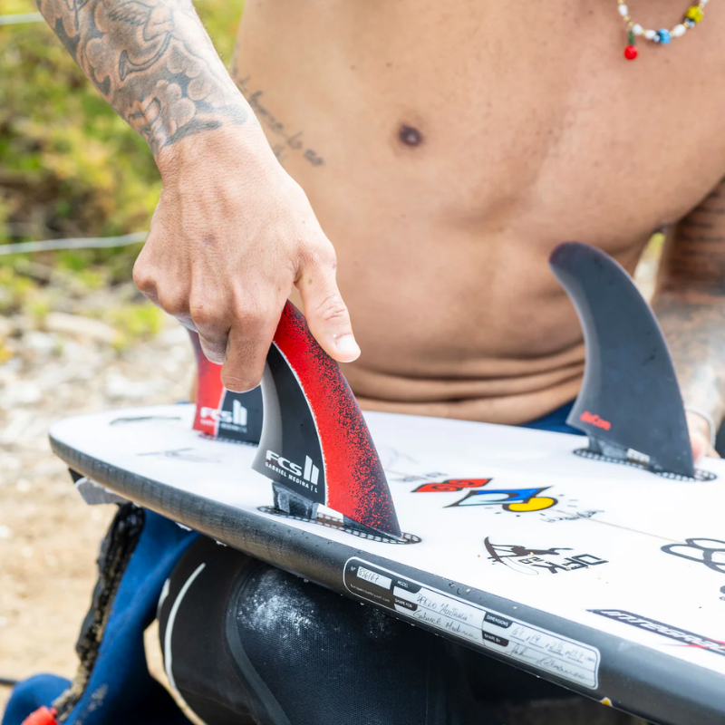 Quilha FCS II Gabriel Medina PC + Aircore Triquilhas FCS - Large