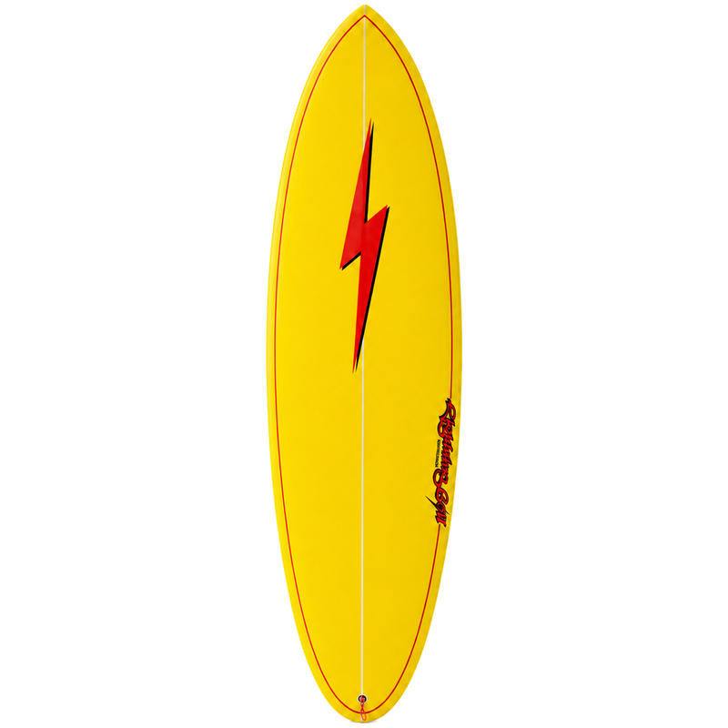 Prancha Lightning Bolt Mid Length Single To Twin EPS - Amarela