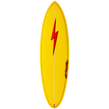 Prancha Lightning Bolt Mid Length Single To Twin EPS - Amarela