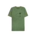 Camiseta Osklen Slim Stone Morro Coqueiro Traço Verde Alga