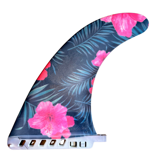 Quilha Pavani Longboard Sup 10 - Flores Rosas