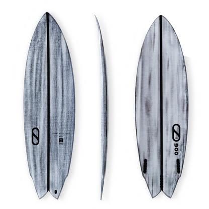 Firewire Great White Twin Surfboard - Volcanic - Slater Designs