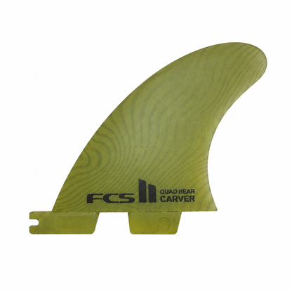Quilha FCS II Carver Quad Rear EcoBlend Neoglass - Verde - Medium