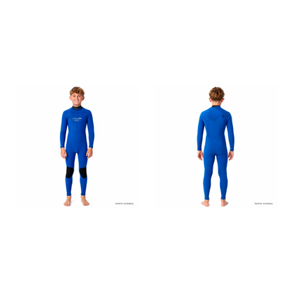 Long John O'Neill Juvenil Hyperfreak 3/2+ Chest Zip Full Wetsuit