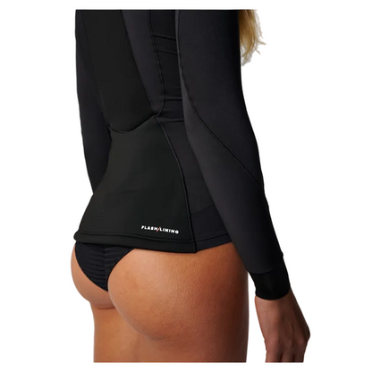 Rip Curl Jaqueta Flashbomb Feminina Manga Longa 1mm Black